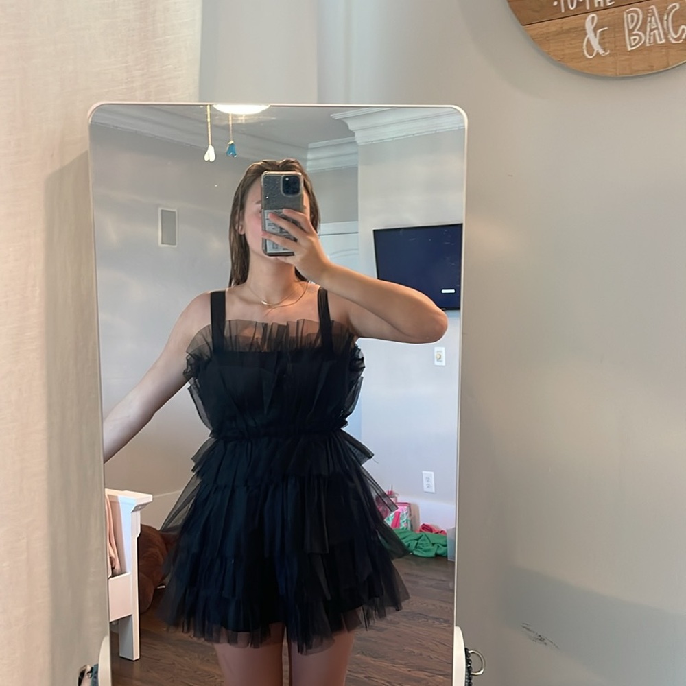VESTIQUE BLACK TOOL DRESS - Picture 6 of 10